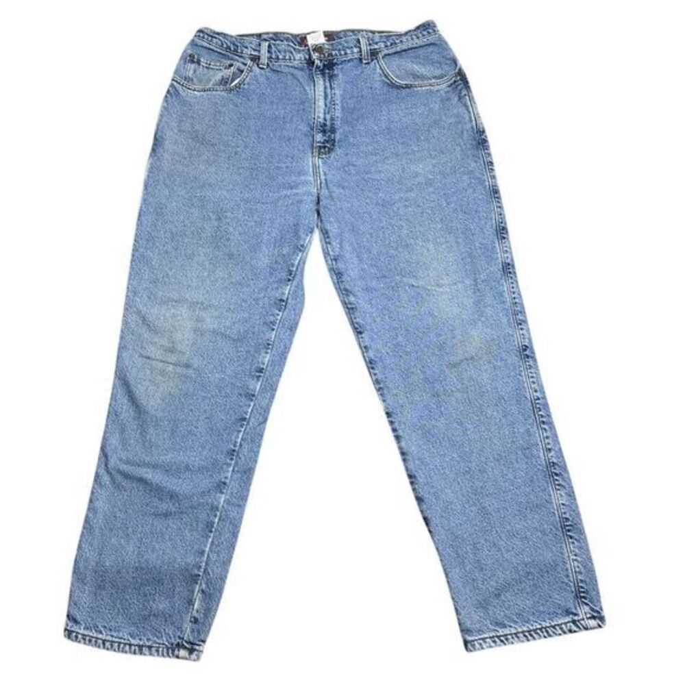 Arizona‎ Jeans Blanket Lined Men 40x32 Loose Fit Classic Medium Wash Denim Work